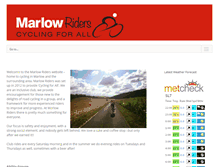 Tablet Screenshot of marlowriders.org.uk